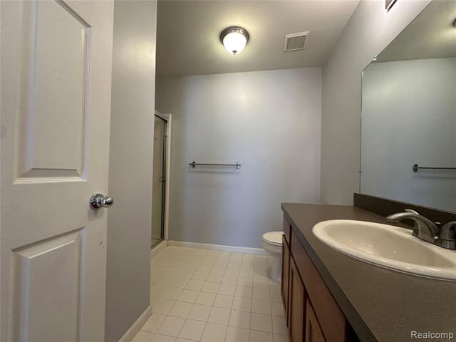 Bathroom vanity with wood cabinetry