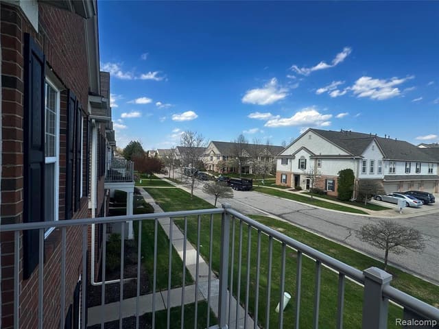 Tree-lined community street